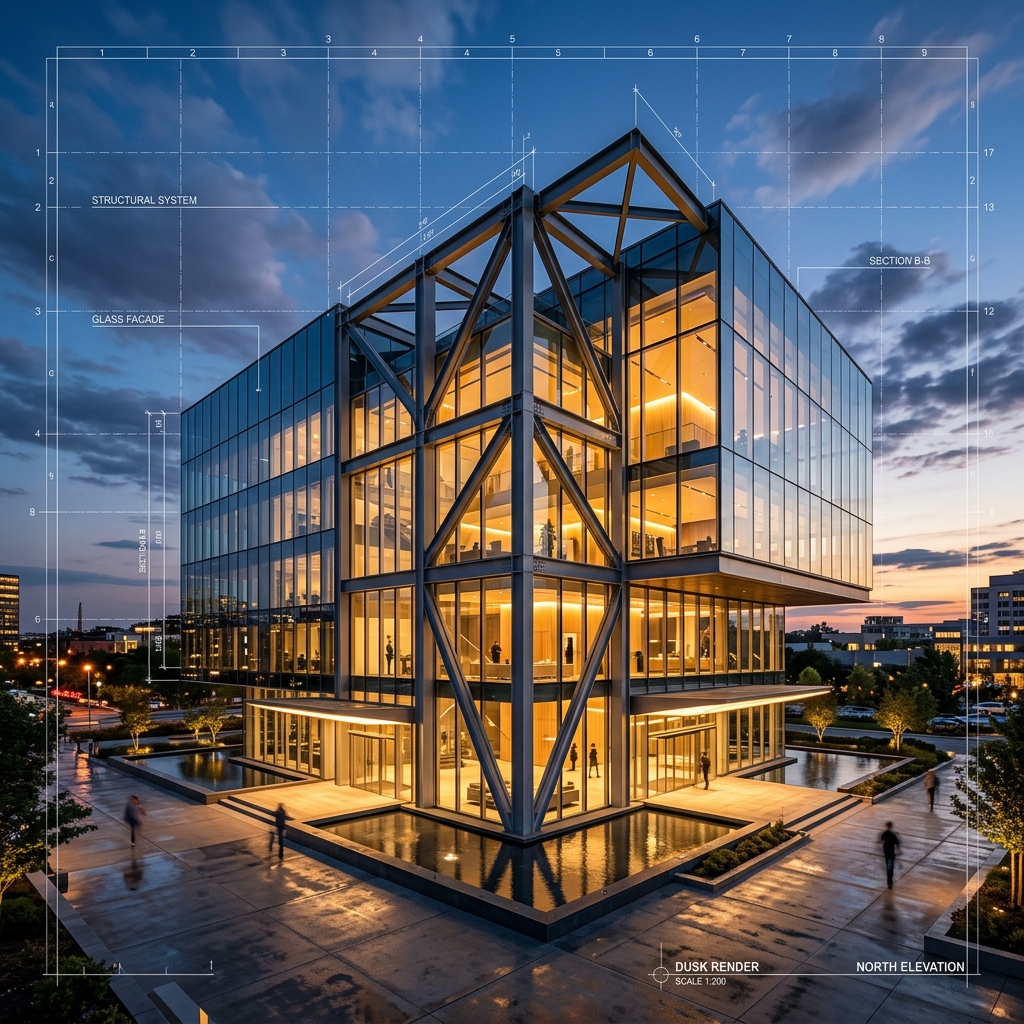 Fintech Estimate Architectural Building